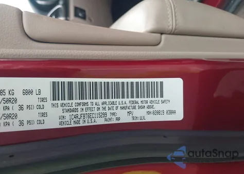 2014 Jeep Grand Cherokee Limited z USA, uszkodzony, nr VIN 1C4RJFBT6EC115299